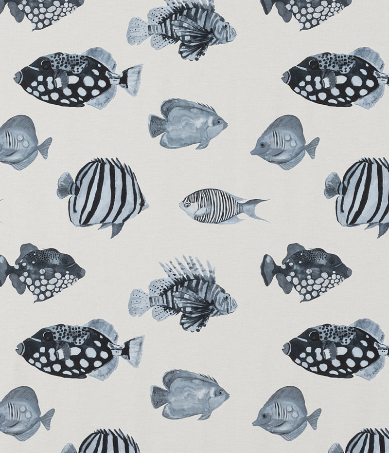 Ύφασμα 'Reef' με Σχέδιο Ψαράκια 285cm
