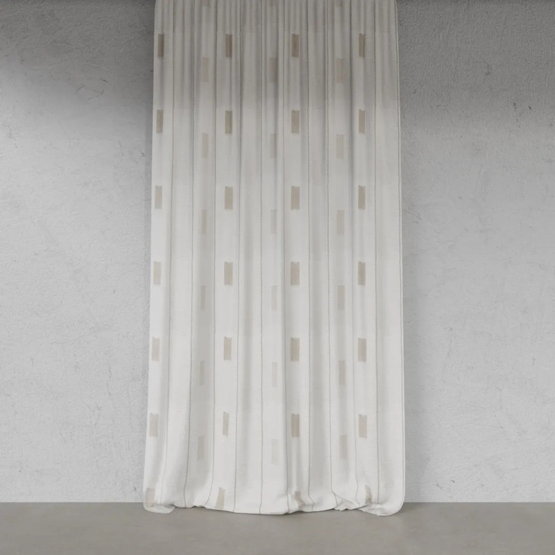 Ύφασμα Γάζα 'Pilgril' με Μοντέρνο Μοτίβο