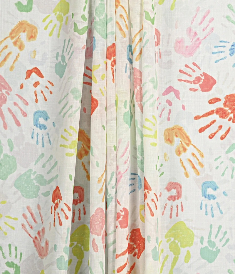 Agiovlasitis - ΣΗΜΑΝΤΙΚΟ: Σε περίπτωση διαφοράς τιμής από το κατάστημα ισχύει παντα και μόνο η τιμή του καταστήματος Ύφασμα 'Blex' με Σχέδιο Παλάμες 295cm