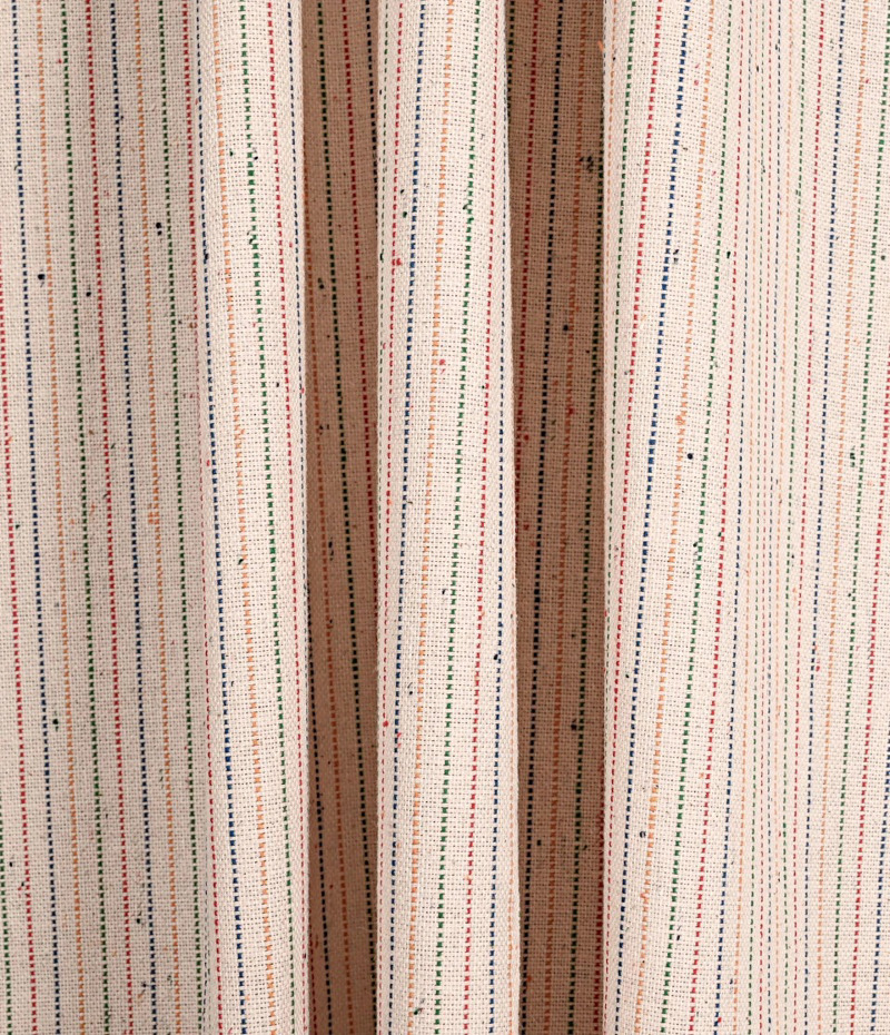 Ύφασμα Λονέτα 'Memo' με Ριγέ Πολύχρωμο Σχέδιο