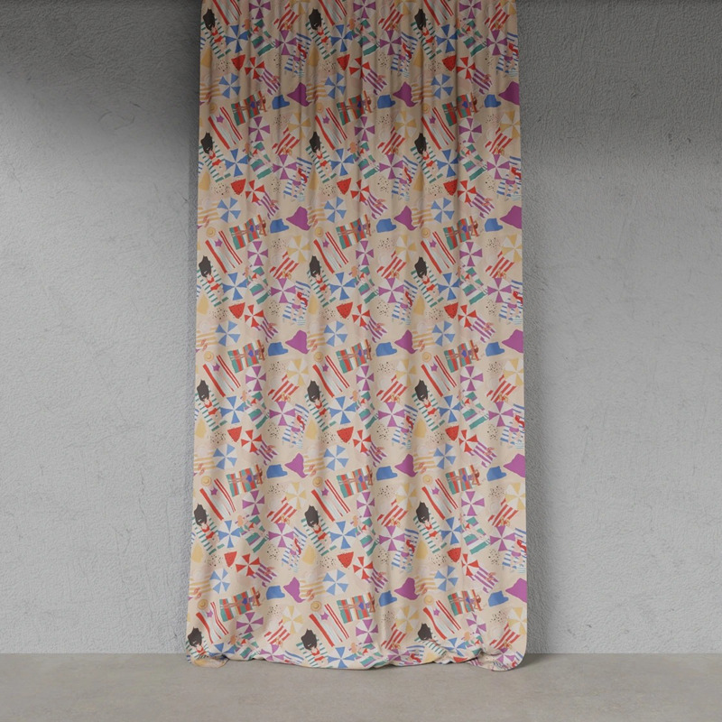 Ύφασμα 'Tropicana' με Καλοκαιρινό Σχέδιο 285cm