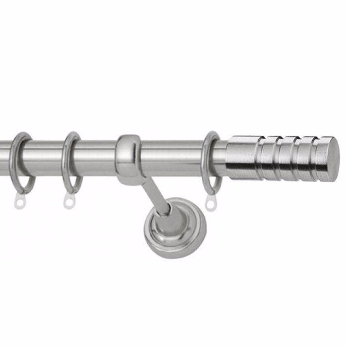 Kourtinoxulo F25 Inox Kleio Nikel Satine