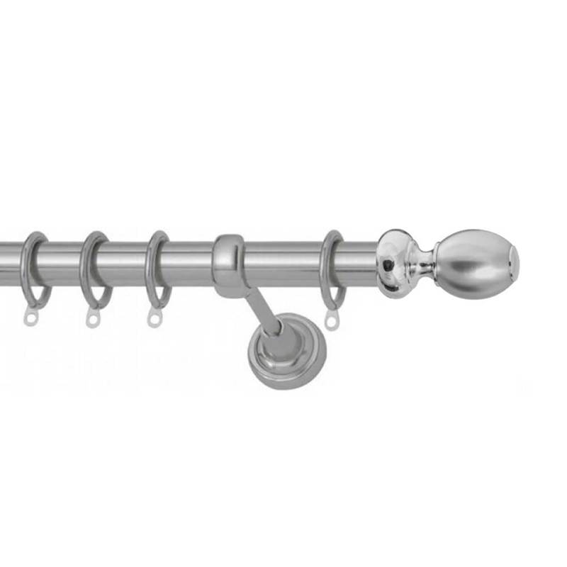 Agiovlasitishome - ΣΗΜΑΝΤΙΚΟ: Σε περίπτωση διαφοράς τιμής από το κατάστημα ισχύει παντα και μόνο η τιμή του καταστήματος Κουρτινόξυλο Φ25 Inox spy.Egg