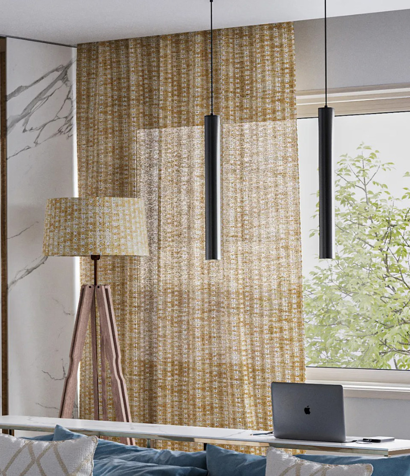 Ύφασμα Κουρτίνας Ημιδιάφανο '4seasons' σε 4 Αποχρώσεις