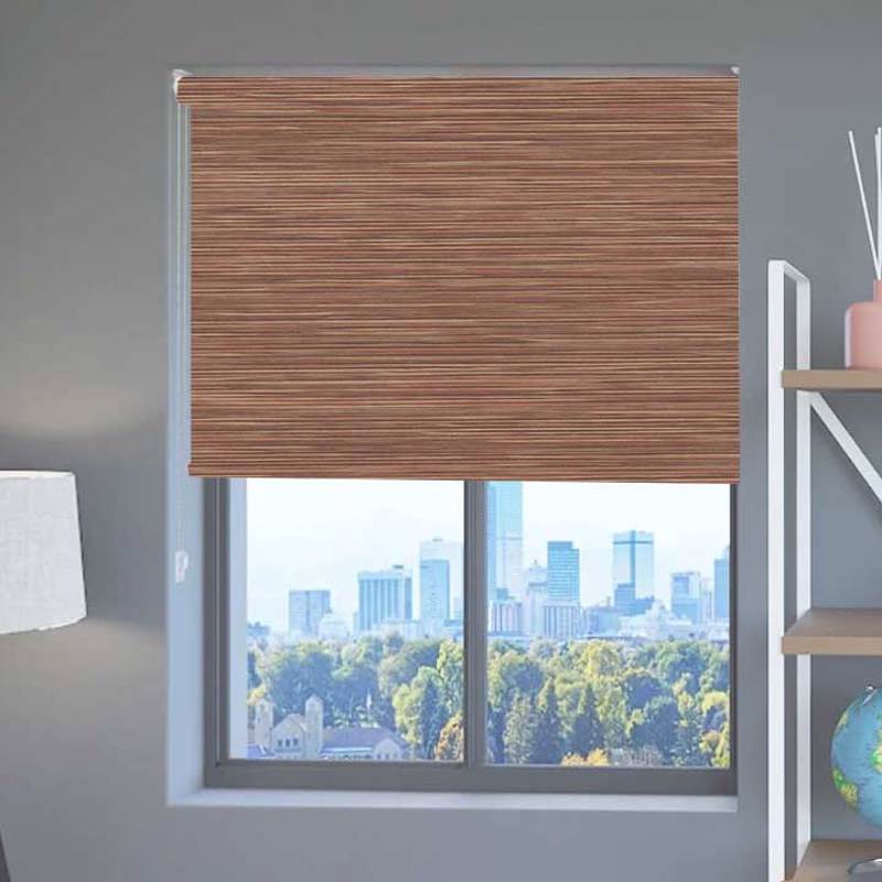 Anartisi Έτοιμο Ρόλερ Μερικής Σκίασης 5071 Καφέ ριγέ Π5