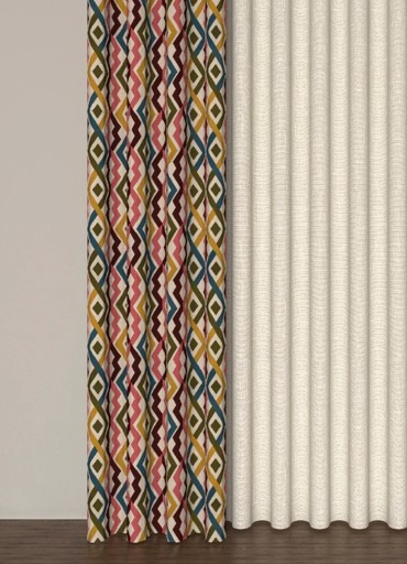 Ύφασμα με Μοντέρνο Σχέδιο 'Cezam' (135cm) διαθέσιμο σε 2 Αποχρώσεις