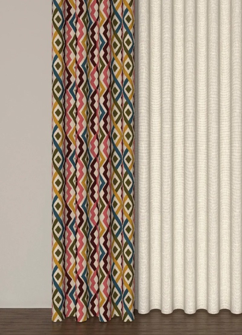 Ύφασμα με Μοντέρνο Σχέδιο 'Cezam' (135cm) διαθέσιμο σε 