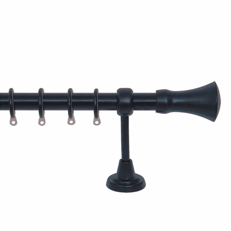 Import Hellas Κουρτινόξυλο Φ25 Μαύρο No3