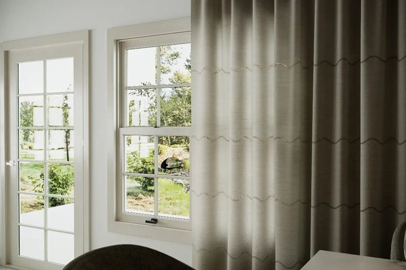 Ύφασμα Γάζα με Διάτρητο Κυματιστό Σχέδιο 'Aegean' διαθέ