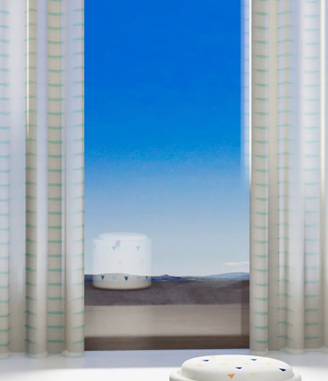 Ύφασμα 'Anemi' με Γεωμετρικό Μοτίβο (300cm)