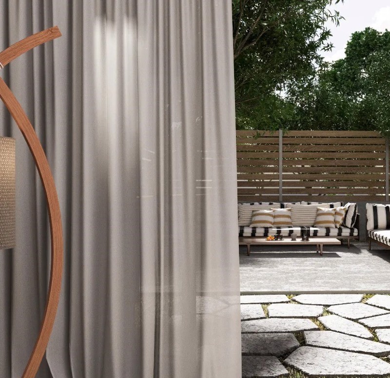 Ύφασμα Γάζα Μονόχρωμο 'Cremona' διαθέσιμο σε 8 Αποχρώσε