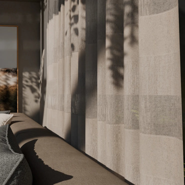 Ύφασμα Λινό 'Delegasy' με Ιδιαίτερο Σχέδιο σε Διάφορες Αποχρώσεις