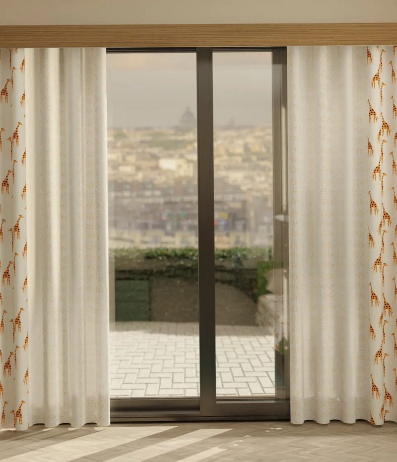 Ύφασμα 'Giraffe' με Σχέδιο Καμηλοπάρδαλη διαθέσιμο σε 2