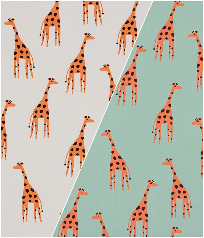Ύφασμα 'Giraffe' με Σχέδιο Καμηλοπάρδαλη διαθέσιμο σε 2 Αποχρώσεις ufasma 'Giraffe' me Sxedio Kamilopardali diathesimo se 2 Apoxroseis