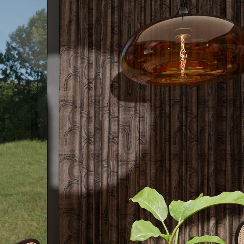 Ύφασμα Ζακάρ 'Glamora' με Μοντέρνο Σχέδιο σε Διάφορες Α