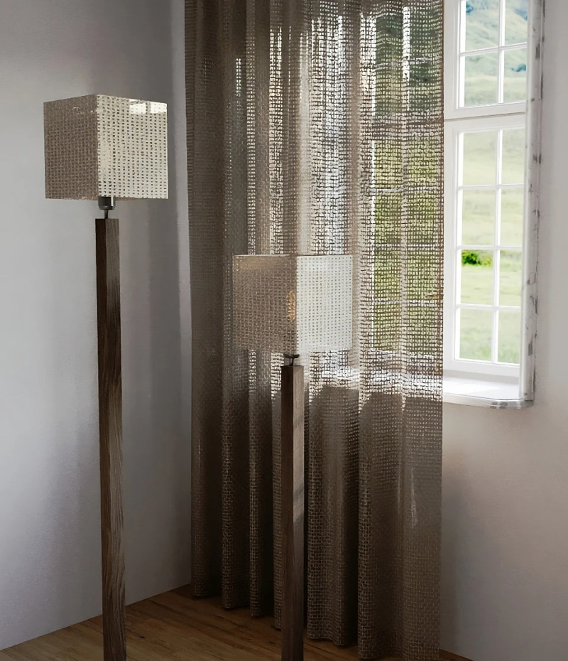 Agiovlasitis - ΣΗΜΑΝΤΙΚΟ: Σε περίπτωση διαφοράς τιμής από το κατάστημα ισχύει παντα και μόνο η τιμή του καταστήματος Ύφασμα Ημιδιάφανο 'Heavy Metal' σε 5 Αποχρώσεις