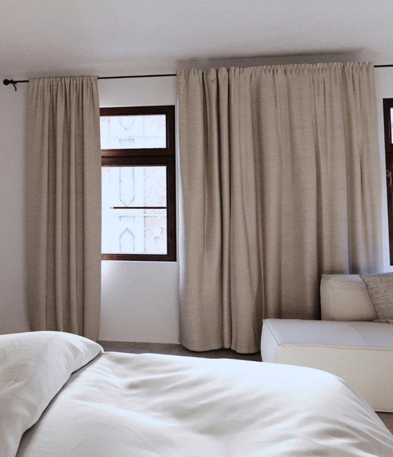 Ύφασμα Ημιδιάφανο Μονόχρωμο 'Kashai' σε 6 Αποχρώσεις