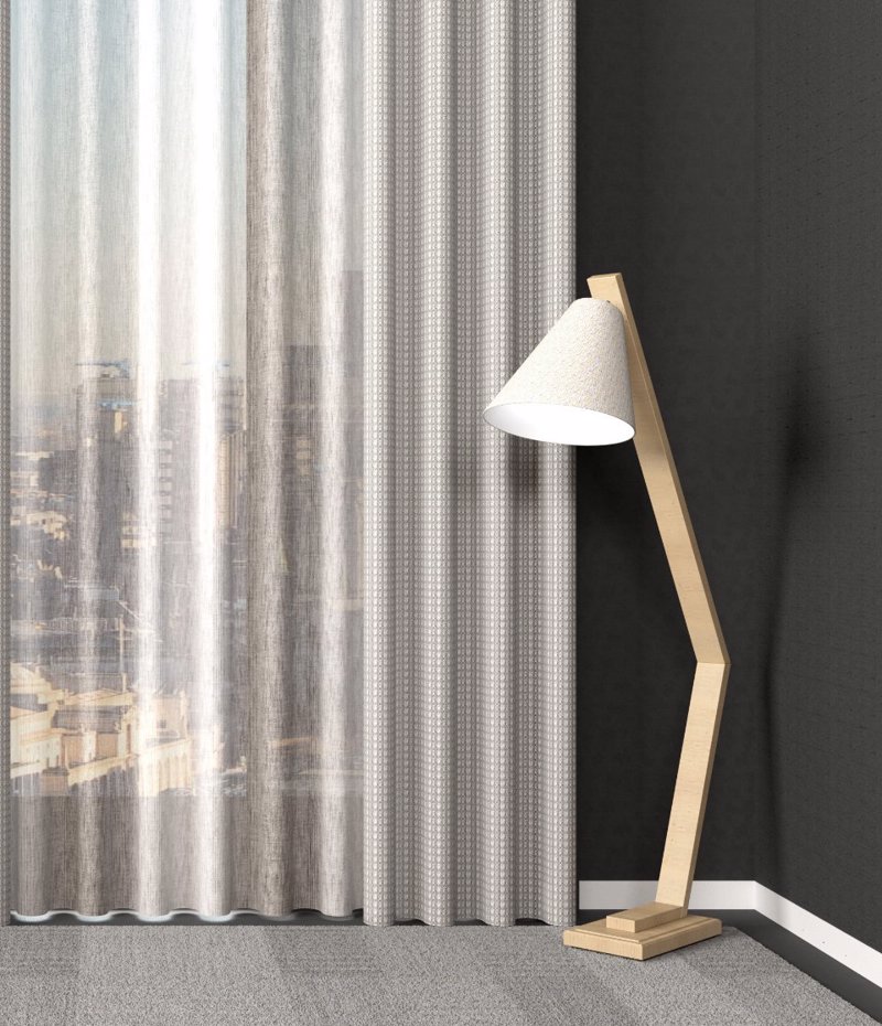 Ύφασμα Ζακάρ 'Mercer' σε 4 Αποχρώσεις