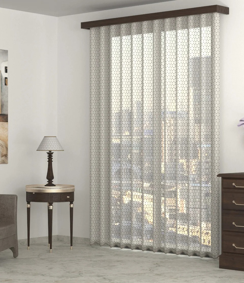 Agiovlasitis - ΣΗΜΑΝΤΙΚΟ: Σε περίπτωση διαφοράς τιμής από το κατάστημα ισχύει παντα και μόνο η τιμή του καταστήματος Ύφασμα Διάφανο Δαντελένιο 'Microscope' με Κεντητό Σχέδι