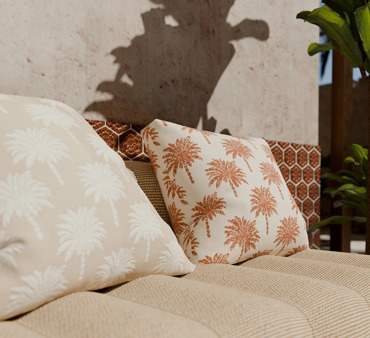 Αδιάβροχο Ύφασμα Επιπλώσεων 'Palm Beach' (140cm) σε Διάφορες Αποχρώσεις