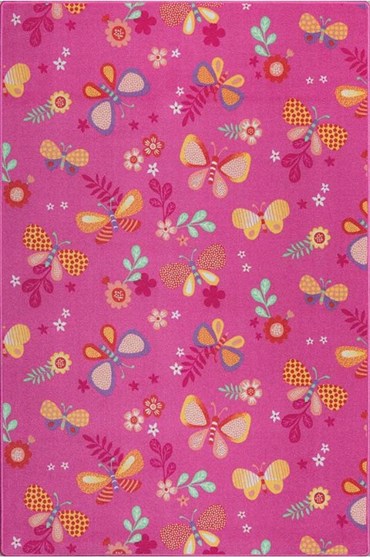 ΒΙΟΚΑΡΠΕΤ Μοκέτα Παιδική 'Kids' Ροζ Kids Papillion 66 σε Επιθυμητή Διάσταση με το Μέτρο
