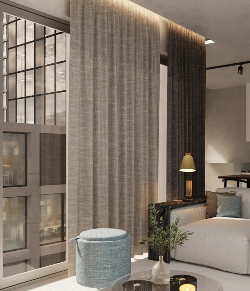 Ύφασμα Blackout 'Stop Light' Μονόχρωμο διαθέσιμο σε 9 Α