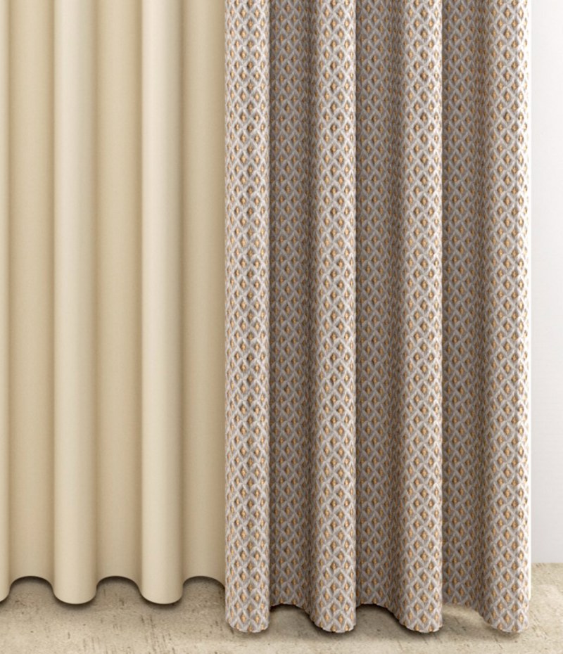 Ύφασμα με Γεωμετρικό Μοτίβο 'Tekku' (140cm) σε 4 Αποχρώ