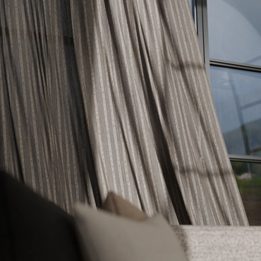 Ύφασμα Ζακάρ 'Vaneau' με Ριγέ Σχέδιο σε Διάφορες Αποχρώσεις