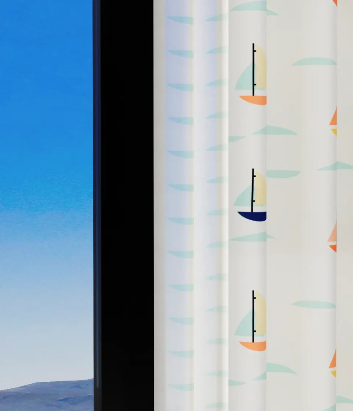 Ύφασμα 'Yachts' με Σχέδιο Καραβάκια (300cm) ufasma 'Yachts' me Sxedio Karabakia (300cm)