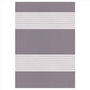 Anartisi Double Ρόλερ Ρυθμιζόμενης Σκίασης 'Zebra' ZS114 Γκρι Π65xΥ75cm