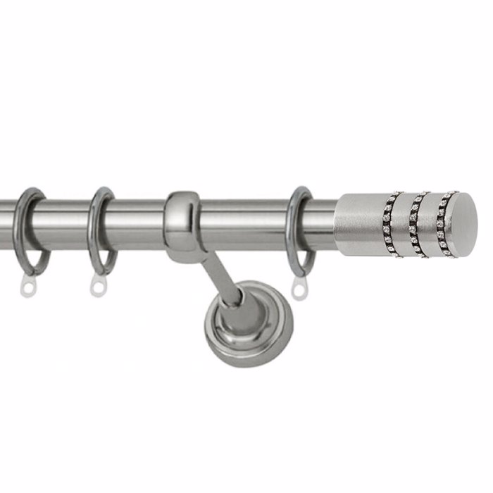 Kourtinoxulo F25 Inox Como Triple Strass Nikel Satine