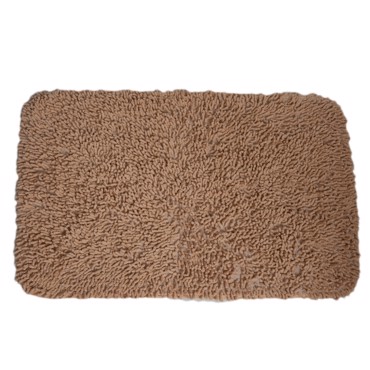 Eurocasa Πατάκι Μπάνιου από 100% Βαμβάκι 50x80cm Μπεζ