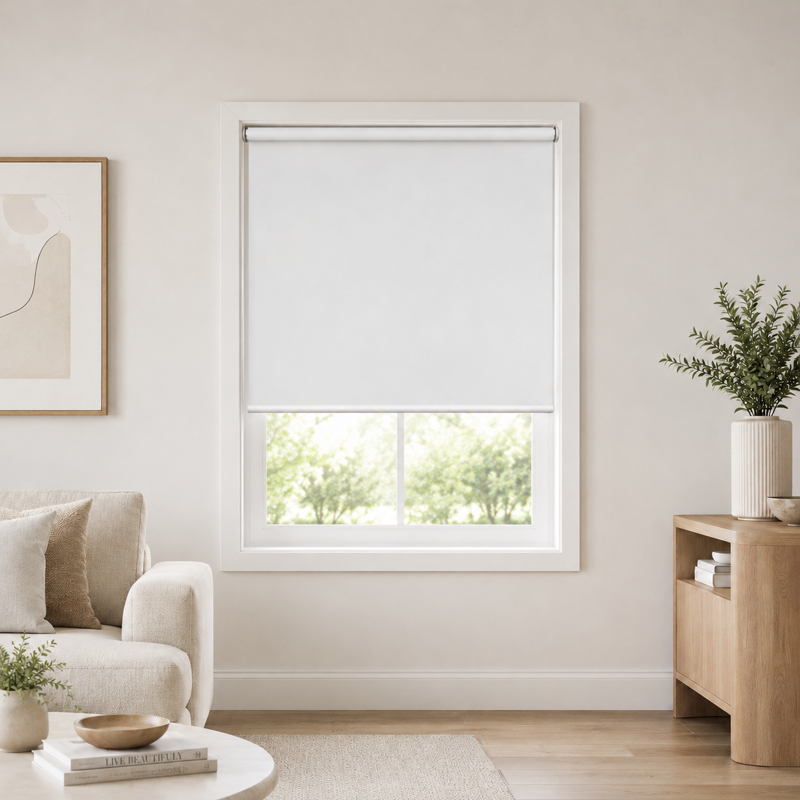 MRShome Ρόλερ Μερικής Σκίασης 120x230cm Off-White
