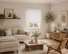 MRShome Roler Merikis Skiasis 120x230cm Off-White
