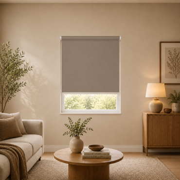 MRShome Ρόλερ Μερικής Σκίασης 80x230cm Καφέ