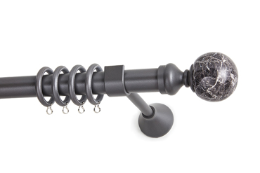 Anartisi Κουρτινόξυλο Φ25 'Marble Collection' Lithos MY 07/Granite