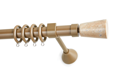 Anartisi Κουρτινόξυλο Φ25 'Marble Collection' Ionic MY 09/Honey