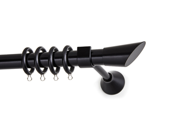 Anartisi Κουρτινόξυλο Μαύρο Φ25 VEGA MY 24