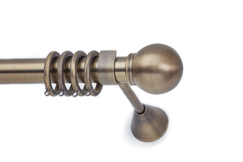 Anartisi Κουρτινόξυλο Bronze Φ35 SFERA Αντικέ Μπρονζέ