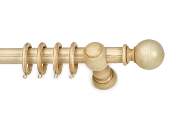 Ξύλινο Κουρτινόξυλο Φ35 CLASICO avorio