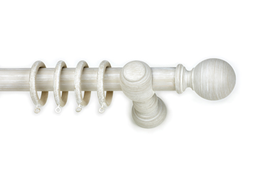 Ξύλινο Κουρτινόξυλο Φ35 CLASICO linen