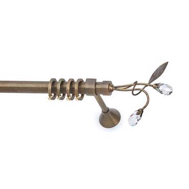 Anartisi Κουρτινόξυλο Φ25 Amygdalo Αντικέ Μπρονζέ