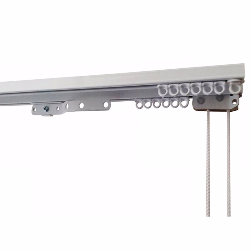 Anartisi - ΣΗΜΑΝΤΙΚΟ: Σε περίπτωση διαφοράς τιμής από το κατάστημα ισχύει παντα και μόνο η τιμή του καταστήματος Σιδηρόδρομος Κουρτίνας Διπλός Δανίας Λευκός 4,5cm με Μη