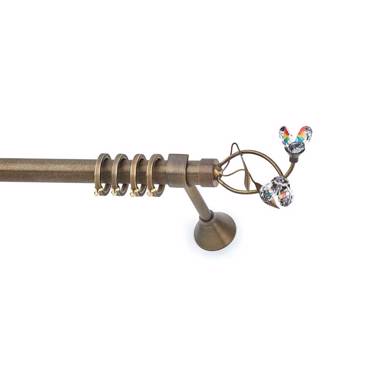 Anartisi Κουρτινόξυλο Φ25 Triantafylo Αντικέ Μπρονζέ