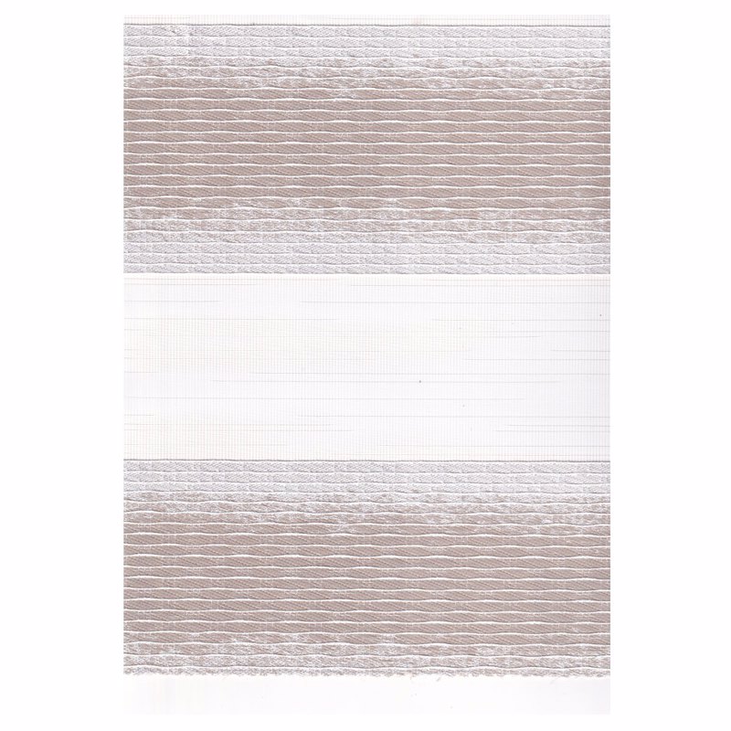 ZX89 Double Ρόλερ Ρυθμιζόμενης Σκίασης 'Zebra' Λευκό - Μπεζ