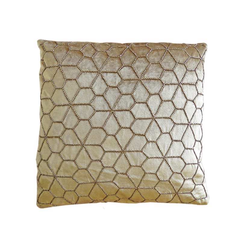 Art et Lumiere - ΣΗΜΑΝΤΙΚΟ: Σε περίπτωση διαφοράς τιμής από το κατάστημα ισχύει παντα και μόνο η τιμή του καταστήματος Art et Lumiere ΒΕΛΟΥΔΙΝΟ ΚΑΛΥΜΜΑ ΜΑΞΙΛΑΡΙΟΥ COTTON ΧΡΥΣ