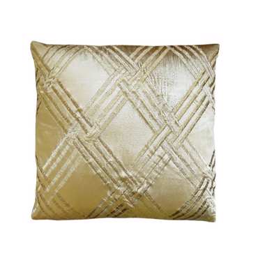 Art et Lumiere ΔΙΑΚΟΣΜΗΤΙΚΟ ΒΕΛΟΥΔΙΝΟ ΚΑΛΥΜΜΑ ΜΑΞΙΛΑΡΙΟΥ COTTON ΧΡΥΣΟ 45Χ45ΕΚ 05864