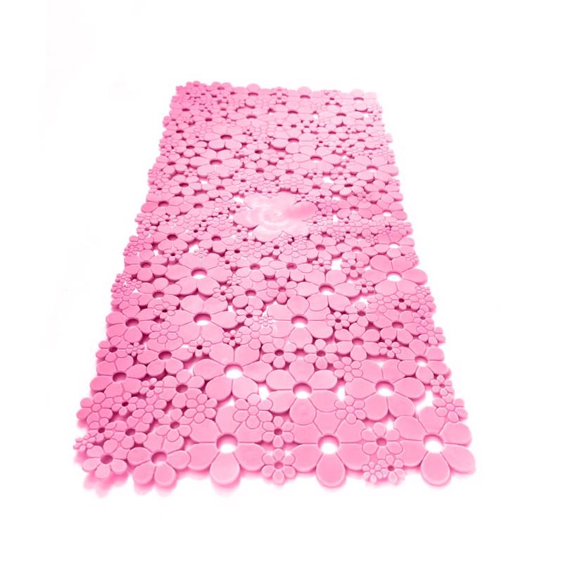Dimitracas Πατάκι Αντιολισθητικό Φούξια 'Fiore' 34x74cm