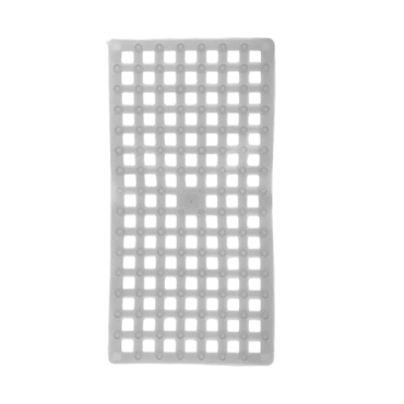 Dimitracas Αντιολισθητικό Ταπέτο Μπανιέρας Square Διάφανο 37x72cm 00092.002