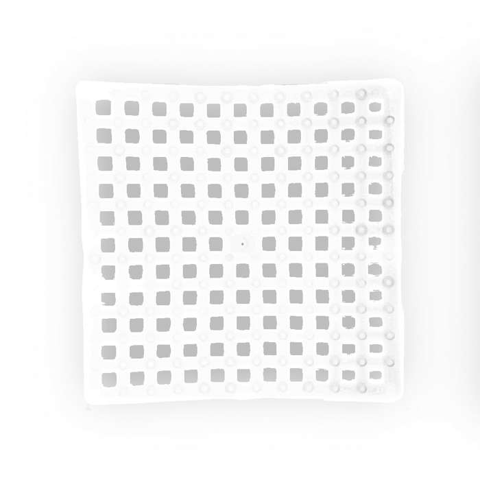 Dimitracas Antiolisthitiko Tapeto Ntouzieras Square Lefko 54x55cm 00093.001